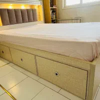 فروش سرویس خواب دونفره مدرن و بسیار تمیز و‌سالم