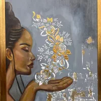 تکنیک رنگ روغن وپتینه
