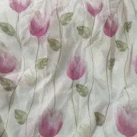 پرده گلدار و والان