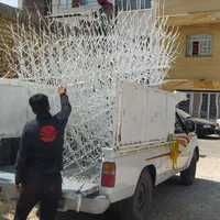 تولیدی حفاظ نرده فلزی حیاط شاخگوزنی دیواری دزدگیر