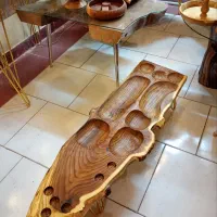 میز اردوخوری میزمزه پایه دار فلزی