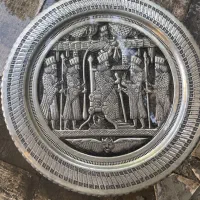 سینی مسی طرح دار