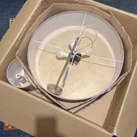 چراغ مدرن قابل شستشو و محکم فلز و پارچه شیک