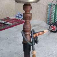 قلیان چوبی به همراه کیف نونو
