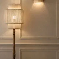 لوستر و آباژور و دکوراسیون منزل چوبی سفارشی