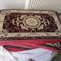 قالی دستبافت قدیمی جاروبرقی پشتی  کمد قالی