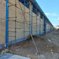 اجرای فنداسیون آجرنما سوله ای جوشکاری عرشه فولادی