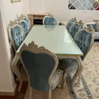 مبلمان ۹ نفره میز ناهارخوری ۸نفره