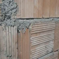 استاد وشاگرد برای سیمان کاری