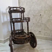 میز بار چوبی کنده کاری