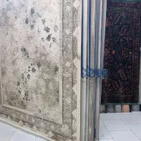 فرش رنگ شکلاتی و سبز ترکیبی * با شرایط فروش اقساطی