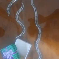 گردنبند و دستبند کارتیر مردانه استیل ۳۱۶ عیار