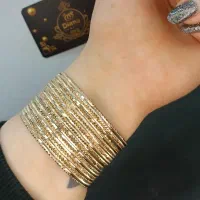 النگوآینه ای تراش طلاروس کپی طلا طرح اقاقیا ضمانتی