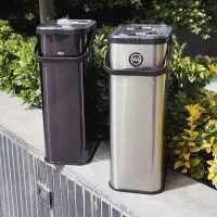 تی زمین شوی استیل اروپایی نقره ای و دودی WS SS30