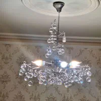 لوستر کریستال ۵ شعله درحد