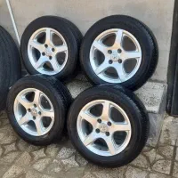 رینگ لاستیک۱۵ مارک(اروند)یک هفته زیرماشین کار کرده