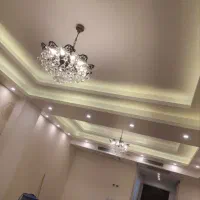 کناف کنافکاری سقف کاذب نور مخفی نور خطی تایل ۶۰×۶۰