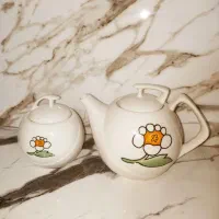 قوری و قندان قدیمی