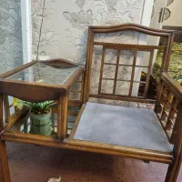 میزتلفن چوبی