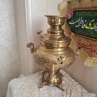 سماور برنجی ذغالی