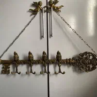 جا لباسی برنجی  اصل همراه گل میخ پرده