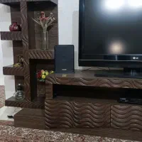 ست میز ال سی دی با ویترین