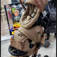 کالسکه عسلی پارچه مبله ترک نو