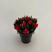 گلدان گل شمع هدیه باکس گل