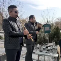 مداح همراه با موسیقی سنتی در مراسم ترحیم و عرفانی