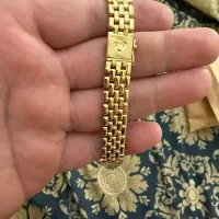 زنجیر طلا ۱۸ عیار طرح رولکسی دستساز ۱۰۰ گرمی