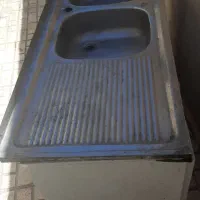 سینک دو لگنه سینی چپ