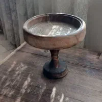 ظرف پایه دار چوبی