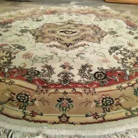فرش گرد یک ونیم متری