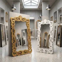 آینه قدی طرح‌دار ام دی اف