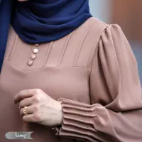 مانتو عبایی مشکی و رنگی درجه یک کد Agh126