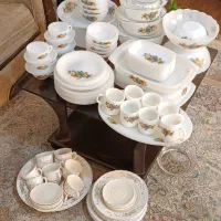 ظروف گل میوه فرانسه و گل ویکتوریا