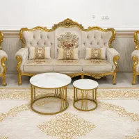 مبل سلطنتی ۱۲ نفره همراه فرش و میز