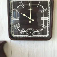 ساعت طرح چوب