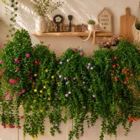شمشاد مصنوعی آویز پرده ای تکی عمده همه مدل