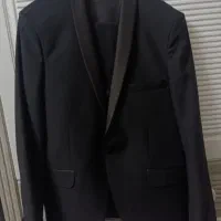 کت وشلوار مشکی دامادی سایز ۵۰
