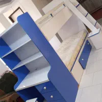تخت و کتابخانه دونفره