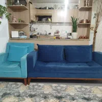 مبل 7نفره بایه میز جلو مبلی 18ملیون تومن