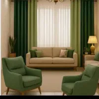 شستشوی پرده و اتو ایستاده و نصب پرده