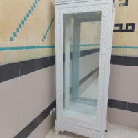 ویترین درب کشویی چراغ دار