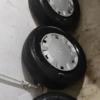 چهار عدد رینگ پژو با لاستیک بفروش میرسد