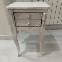میز تلفن سفید