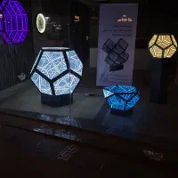 آباژور لوکس ، آینه نوری بینهایت چراغ تزئینی