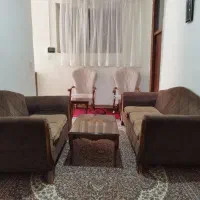 فروش یک دست مبلمان به همراه میز غذا خوری با فرش