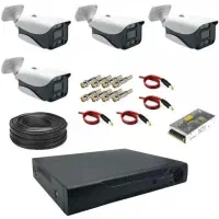 پکیج 4 دوربین مداربسته آماده نصب