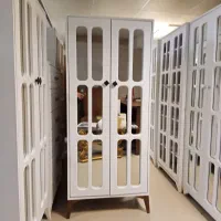 جاکفشی درب آینه مشبک سامین چوب